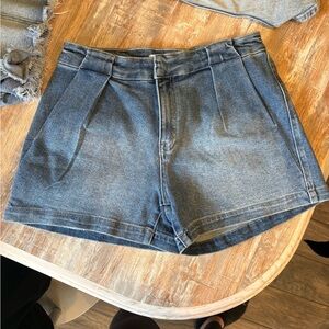 Women’s High-Rise Denim Shorts